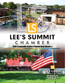 A poster advertising the Lee's Summit Chamber of Commerce. AI generated content