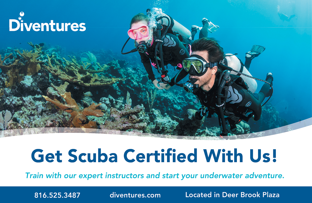 Two people wearing scuba gear and goggles are posing for a photo. AI generated content