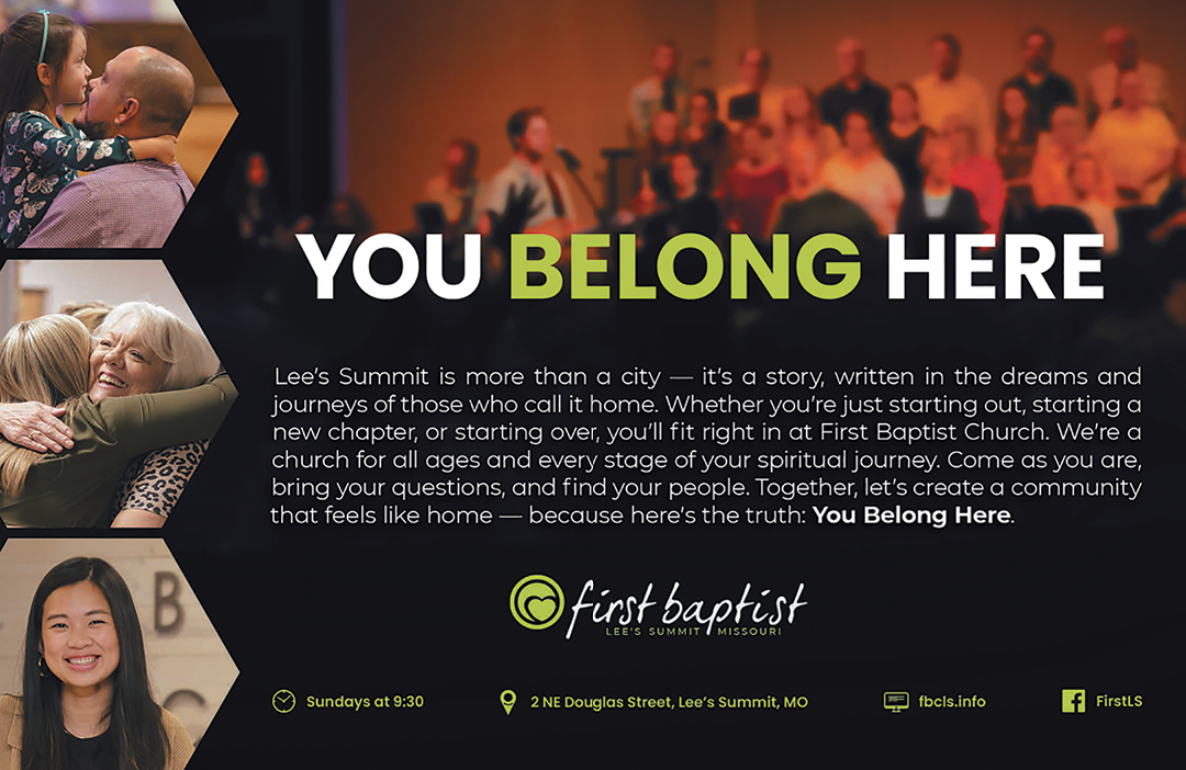 A flyer for a church event features a woman hugging another woman. AI generated content