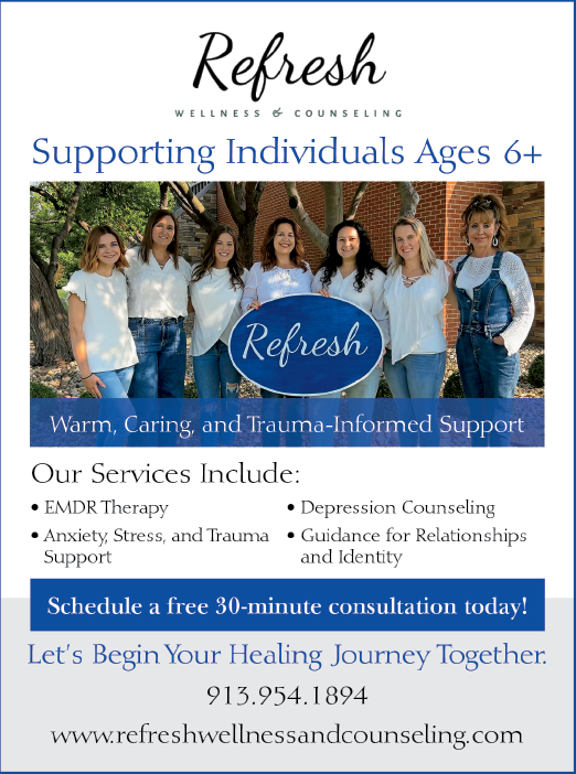 A group of women in white shirts are featured in a Refresh advertisement. AI generated content