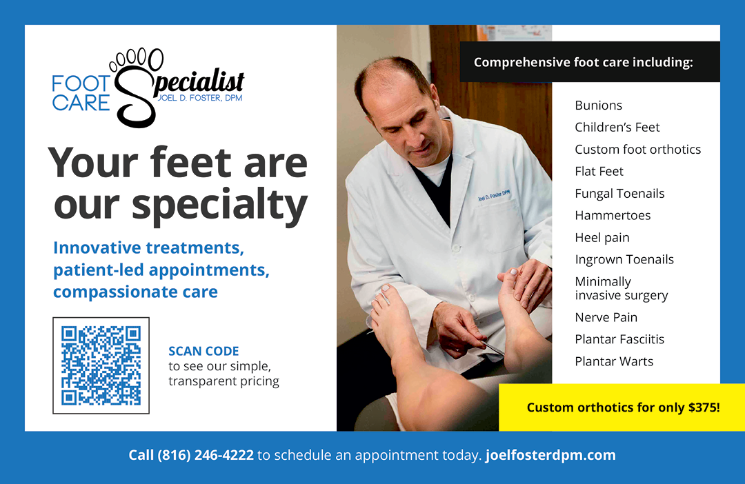 A man in a white lab coat is giving a foot examination. AI generated content