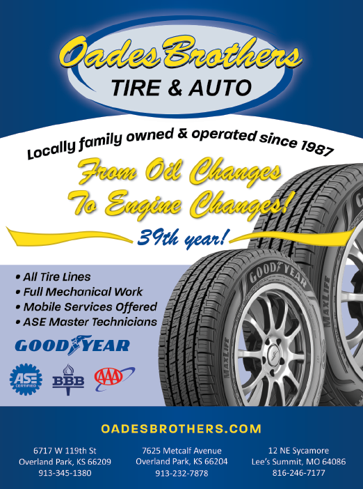 A tire and auto advertisement for Oades Brothers. AI generated content