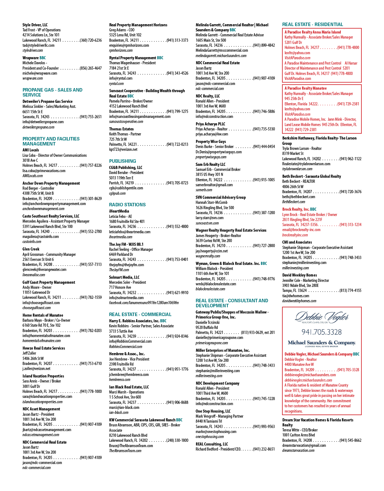 A list of services is displayed in a table format, including phone numbers and contact information. AI generated content