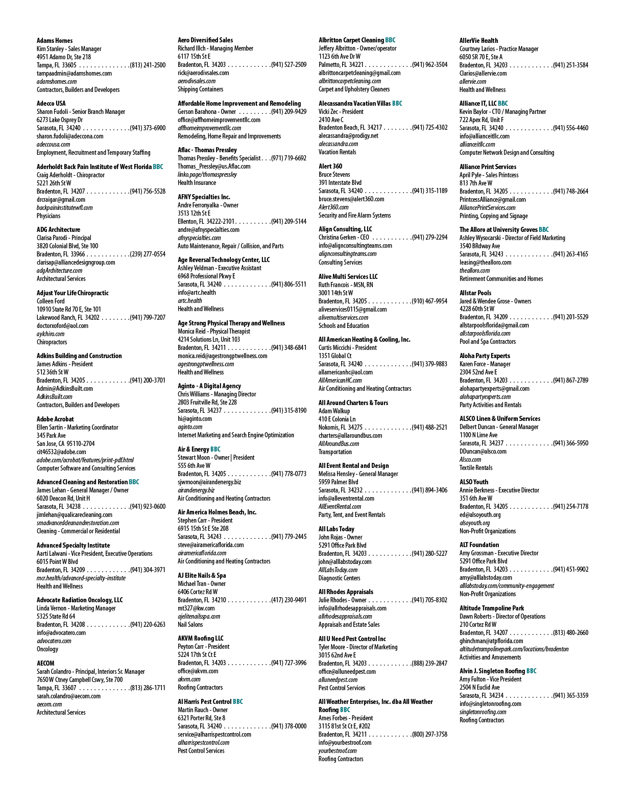 A list of items is displayed in a grid format, including a variety of topics such as “Banking" and "Insurance." AI generated content