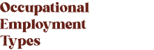 Occupational Employment Types