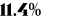 11.4%