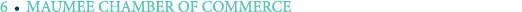6 ￼ MAUMEE CHAMBER OF COMMERCE
