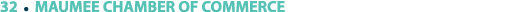 32 ￼ MAUMEE CHAMBER OF COMMERCE