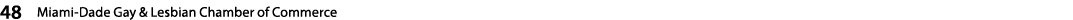 48  Miami-Dade Gay & Lesbian Chamber of Commerce   