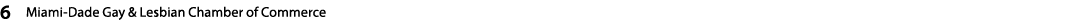 6  Miami-Dade Gay & Lesbian Chamber of Commerce   