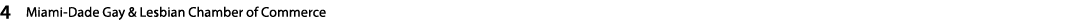 4  Miami-Dade Gay & Lesbian Chamber of Commerce   