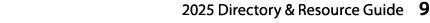 2025 Directory & Resource Guide 9 