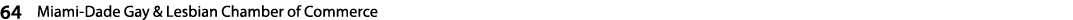 64 Miami Dade Gay & Lesbian Chamber of Commerce 