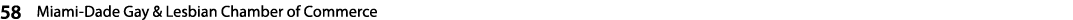 58 Miami Dade Gay & Lesbian Chamber of Commerce 
