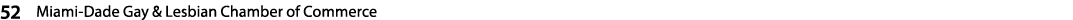 52 Miami Dade Gay & Lesbian Chamber of Commerce 