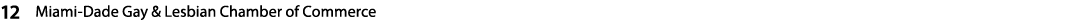 12 Miami Dade Gay & Lesbian Chamber of Commerce 
