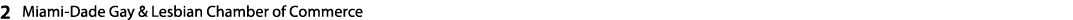 2 Miami Dade Gay & Lesbian Chamber of Commerce 