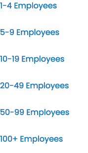 1 4 Employees 5 9 Employees 10 19 Employees 20 49 Employees 50 99 Employees 100+ Employees