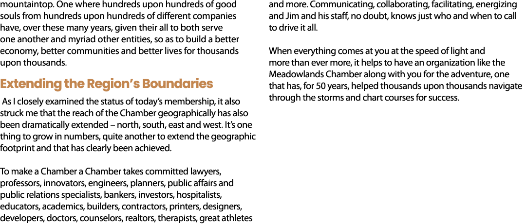 mountaintop. One where hundreds upon hundreds of good souls from hundreds upon hundreds of different companies have, ...