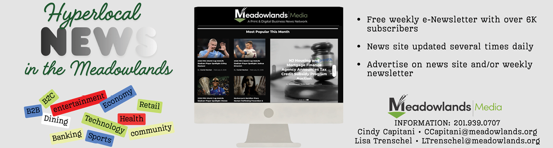 A website for a local news source in the Meadowlands. AI generated content