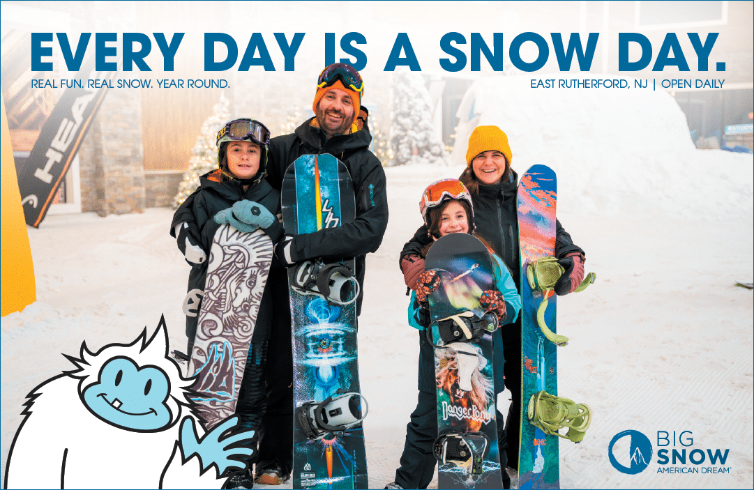 Three people are standing in the snow, each holding a snowboard. They are posing for a picture, likely enjoying a day of snowboarding. AI generated content