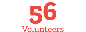 56 Volunteers