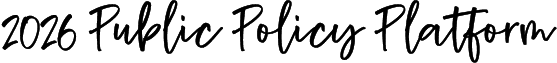 2026 Public Policy Platform