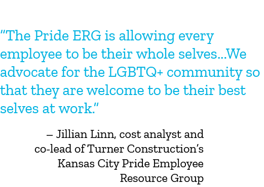 “The Pride ERG is allowing every employee to be their whole selves...We advocate for the LGBTQ+ community so that the...