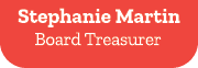 Stephanie Martin Board Treasurer
