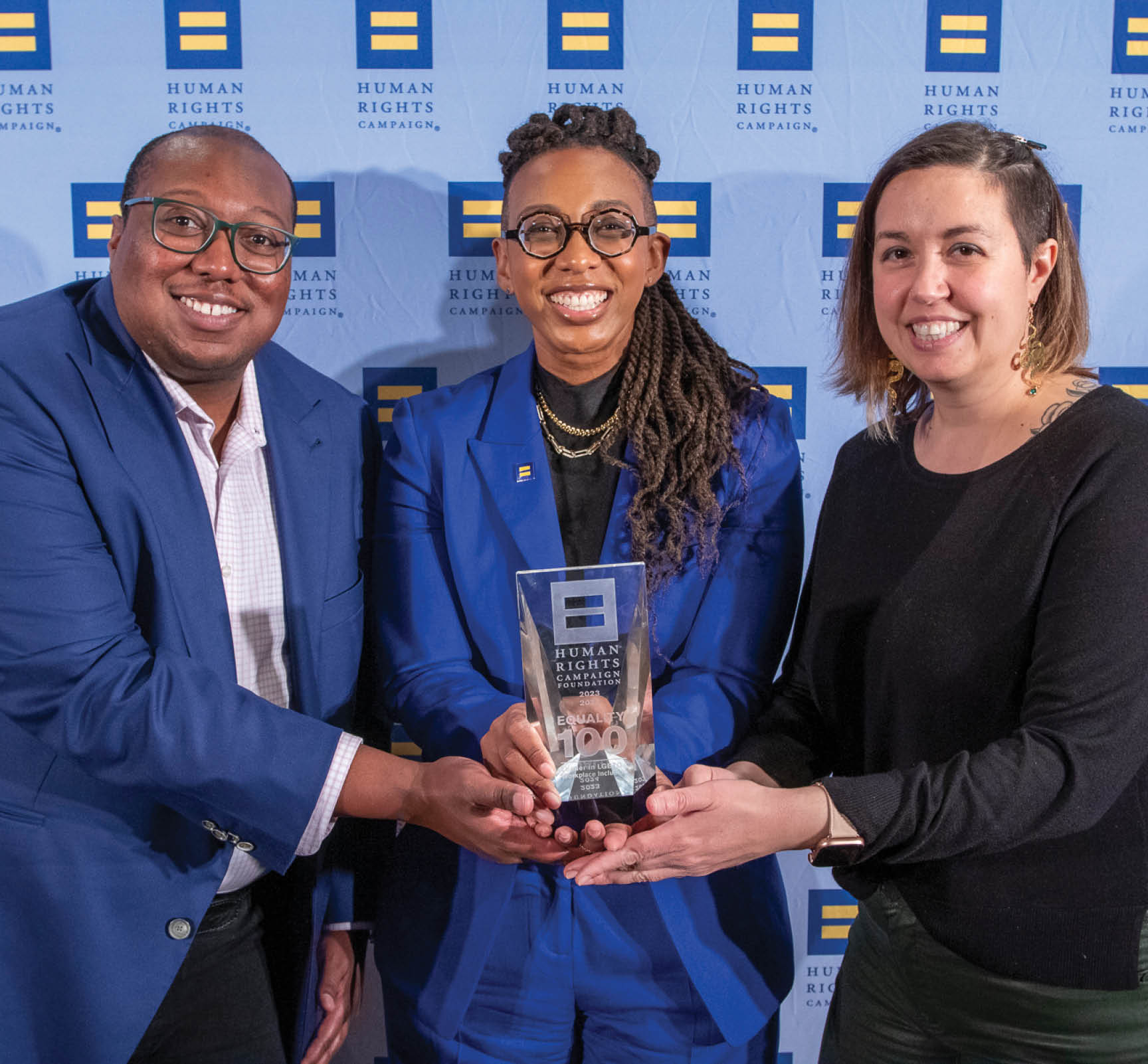 Human Rights Campaign's Corporate Equality Index, Equality 100 Awards Reception on February 1, 2024 in New York City.