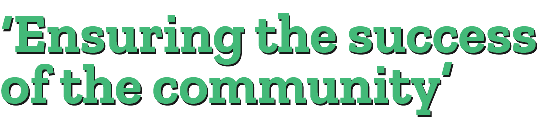  Ensuring the success of the community 