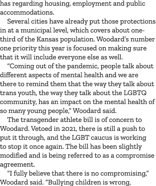 has regarding housing, employment and public accommodations  Several cities have already put those protections in at    