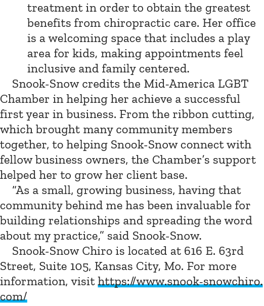 treatment in order to obtain the greatest benefits from chiropractic care. Her office is a welcoming space that inclu...