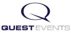 A logo for a company called Quest Events. Description generated by AI