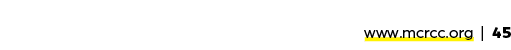 www.mcrcc.org | 45