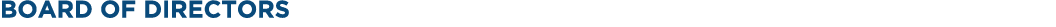 BOARD OF DIRECTORS 