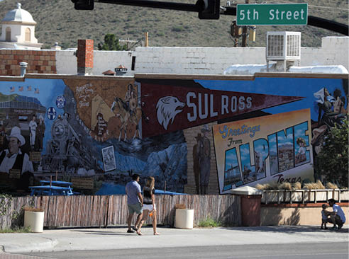 Scenes from downtown Alpine, Texas, September 2, 2019. Photo Credit: James Durbin / The Oilfield Photographer, Inc.