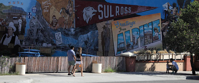 Scenes from downtown Alpine, Texas, September 2, 2019. Photo Credit: James Durbin / The Oilfield Photographer, Inc.