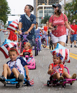 Children’s Parade photographed July 4, 2025, part of the Star Spangled Salute festivities. Photo Credit: The Oilfield Photographer, Inc.