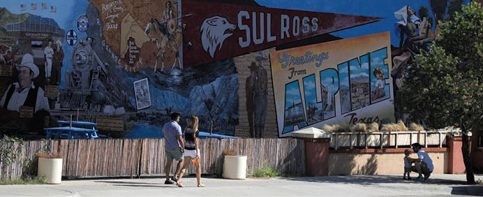 Scenes from downtown Alpine, Texas, September 2, 2019. Photo Credit: James Durbin / The Oilfield Photographer, Inc.