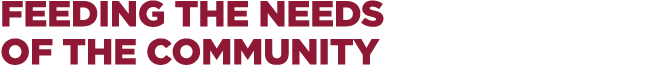 Feeding the Needs of the Community