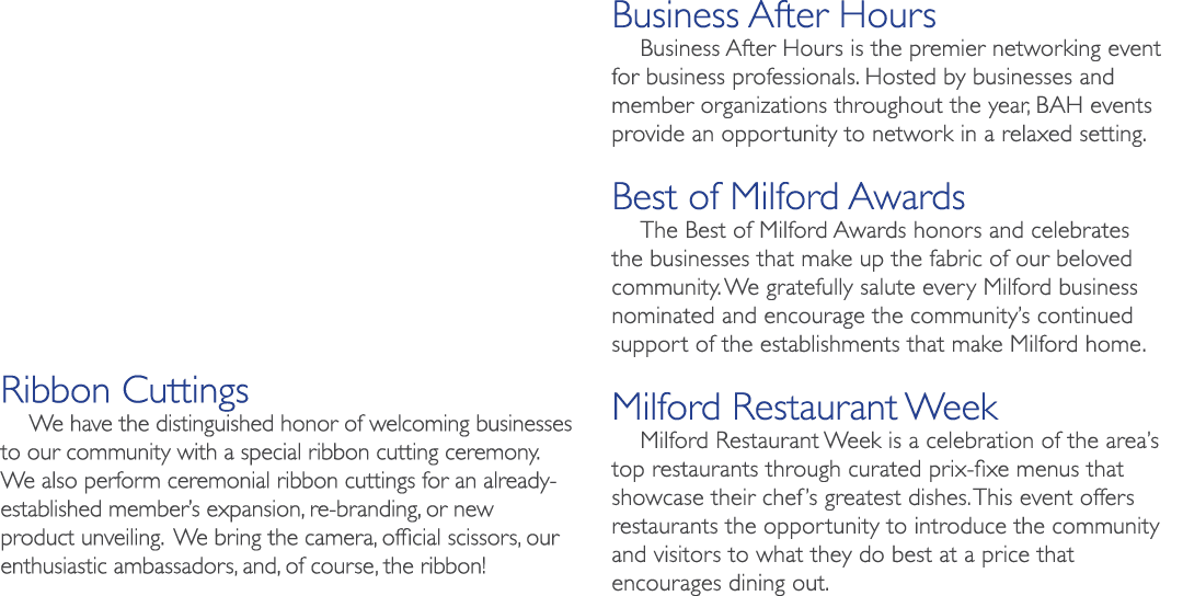 Ribbon Cuttings We have the distinguished honor of welcoming businesses to our community with a special ribbon cuttin...