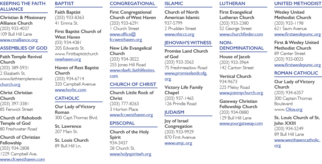Keeping The Faith Alliance Christian & Missionary Alliance Church (203) 933 4037 109 Bull Hill Lane www.cmalliance.or...