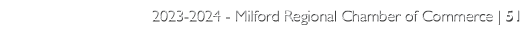 2023 2024 Milford Regional Chamber of Commerce | 51