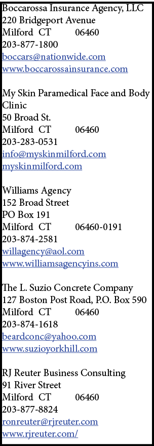 Boccarossa Insurance Agency, LLC 220 Bridgeport Avenue Milford CT 06460 203 877 1800 boccars@nationwide.com www.bocca...