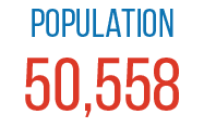 POPULATION 50,558