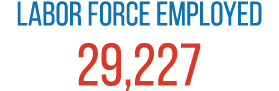 Labor Force Employed 29,227 