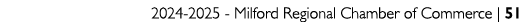 2024 2025 Milford Regional Chamber of Commerce | 51