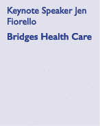 Keynote Speaker Jen Fiorello Bridges Health Care