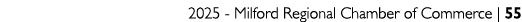 2025 Milford Regional Chamber of Commerce | 55